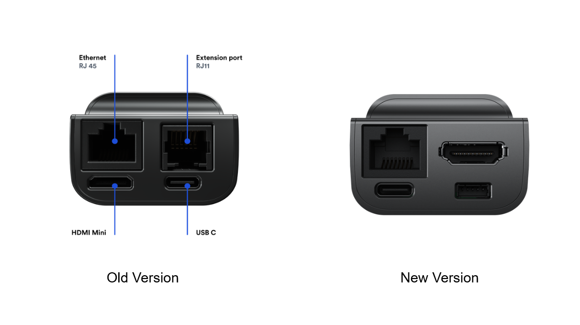 Side-by-side of the two revisions so buyers can identify which one a listing shows
